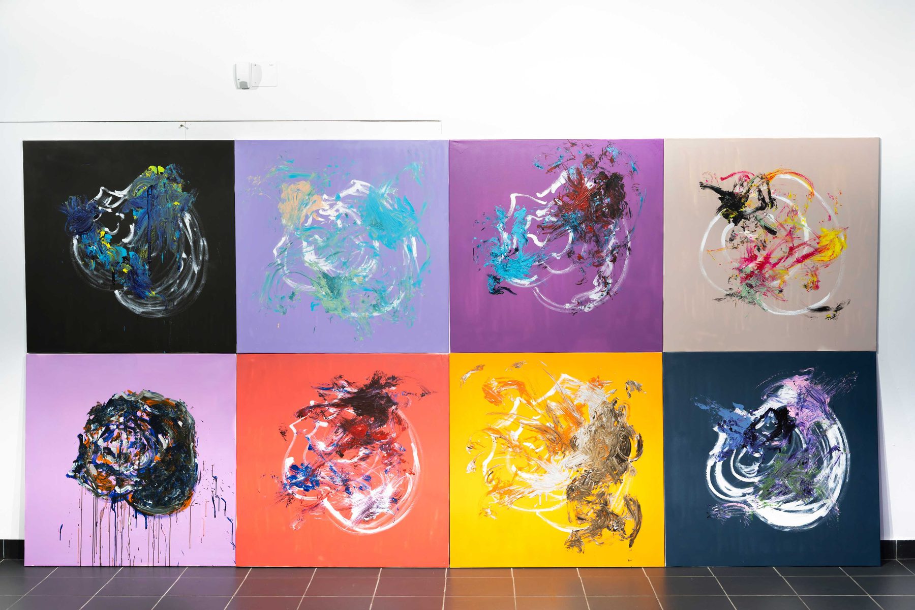 Obsession — installation of 8 panels